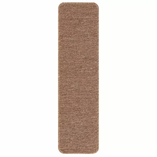 Csúszásmentes Lépcsőszőnyegek 15 pcs Sárga 75 x 20 cm PP