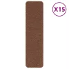 Csúszásmentes Lépcsőszőnyegek 15 pcs Sárga 75 x 20 cm PP
