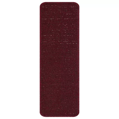 Csúszásmentes Lépcsőszőnyegek 15 pcs Bordó 60 x 25 cm PP