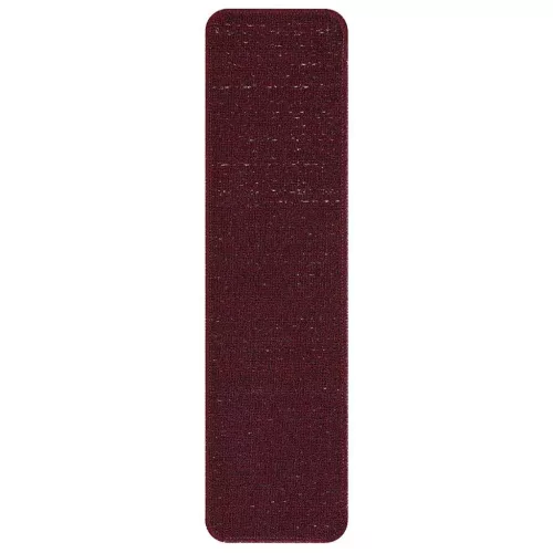 Csúszásmentes Lépcsőszőnyegek 15 pcs Bordó 75 x 20 cm PP