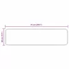 Csúszásmentes Lépcsőszőnyegek 15 pcs Bordó 75 x 20 cm PP