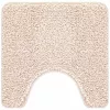 Csúszásgátló Fürdőszőnyeg WC Nyírással Krém 50 x 50 cm PP