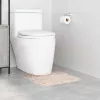 Csúszásgátló Fürdőszőnyeg WC Nyírással Krém 50 x 50 cm PP