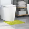 Csúszásgátló Fürdőszőnyeg WC Nyírással Zöld 50 x 50 cm PP