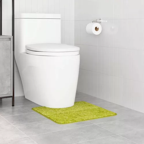 Csúszásgátló Fürdőszőnyeg WC Nyírással Zöld 50 x 50 cm PP