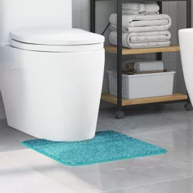   Csúszásgátló Fürdőszőnyeg WC Nyírással Türkiz 50 x 50 cm PP