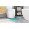 Csúszásgátló Fürdőszőnyeg WC Nyírással Türkiz 50 x 50 cm PP