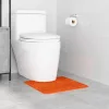 Csúszásgátló Fürdőszőnyeg WC Nyírással Narancssárga 50 x 50 cm