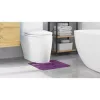 Csúszásgátló Fürdőszőnyeg WC Nyírással Lila 50 x 50 cm PP