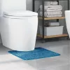Csúszásgátló Fürdőszőnyeg WC Nyírással Kék 50 x 50 cm PP