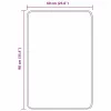 Csúszásmentes Fürdőszőnyeg Barna 60 x 90 cm PP