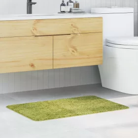 Csúszásmentes Fürdőszőnyeg Zöld 60 x 90 cm PP