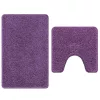 Csúszásmentes fürdőszőnyeg készlet 2 pcs Lila PP