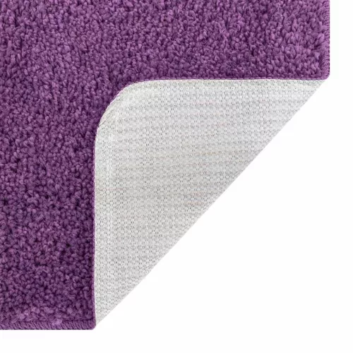 Csúszásmentes fürdőszőnyeg készlet 2 pcs Lila PP