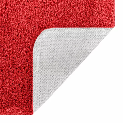 Csúszásmentes fürdőszőnyeg készlet 3 pcs Piros 50 x 50 cm PP