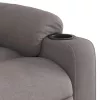 Tópszínű szövet dönthető masszázsfotel