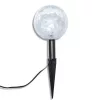 3 db LED kerti gömblámpa cövekkel és napelemmel