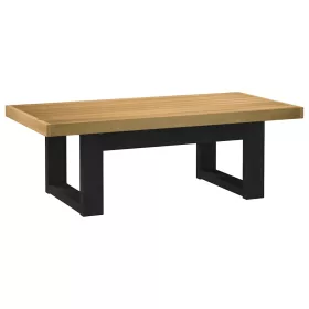   Dohányzóasztal NOAIN U alakú lábak 120x60x40cm tömör fa fenyőfa