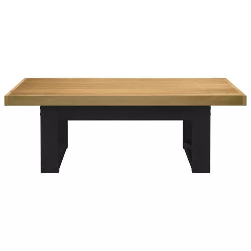 Dohányzóasztal NOAIN U alakú lábak 120x60x40cm tömör fa fenyőfa