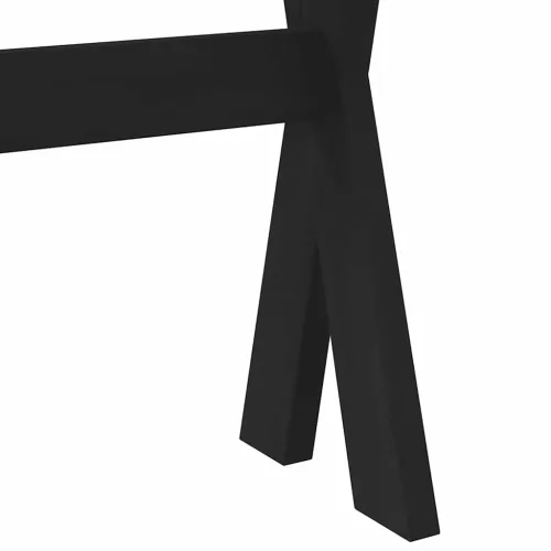 Konzolasztal NOAIN X alakú lábak 120x30x75 cm tömör fa fenyőfa