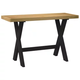   Íróasztal NOAIN X alakú lábak 120x50x75 cm tömör fa fenyőfa
