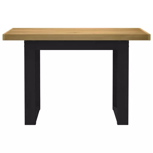 Íróasztal NOAIN U alakú lábak 120x50x75 cm tömör fa fenyőfa