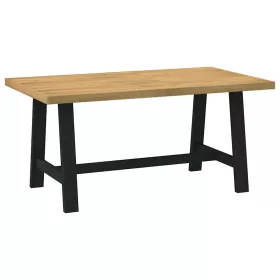   Étkezőasztal NOAIN A alakú lábak 160x90x75 cm tömör fa fenyőfa