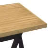 Étkezőasztal NOAIN X alakú lábak 160x90x75 cm tömör fa fenyőfa