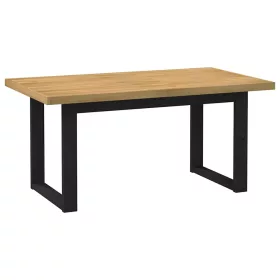   Étkezőasztal NOAIN U alakú lábak 160x90x75 cm tömör fa fenyőfa
