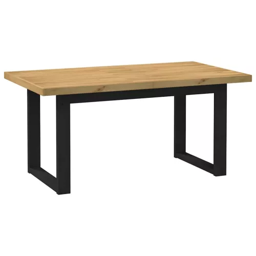 Étkezőasztal NOAIN U alakú lábak 160x90x75 cm tömör fa fenyőfa
