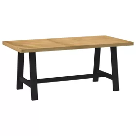   Étkezőasztal NOAIN A alakú lábak 180x90x75 cm tömör fa fenyőfa