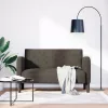 Sötétszürke műbőr Loveseat kanapé 110 cm