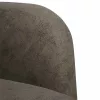 Sötétszürke műbőr Loveseat kanapé 110 cm