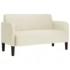 Krém bársony loveseat kanapé 109 cm