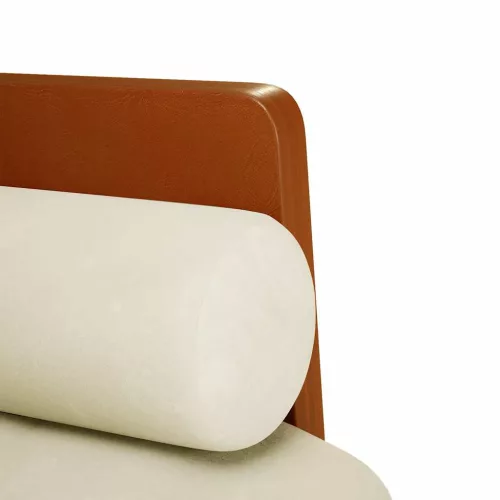 Krém bársony loveseat kanapé párnákkal 110 cm