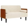 Vászonból loveseat kanapé párnákkal 110 cm
