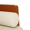 Vászonból loveseat kanapé párnákkal 110 cm