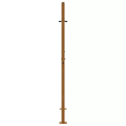 Kerti kapu 105 x 155 cm időjárásálló acél kereszt mintával