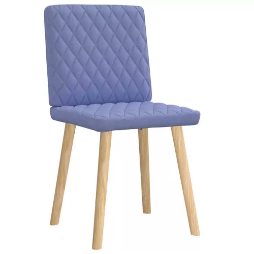 Étkezőszékek 2 db Jeans kék szövet