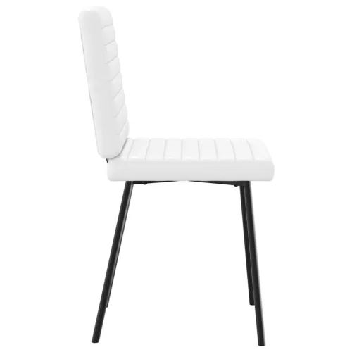 2 db fehér műbőr étkezőszék