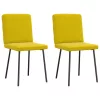 2 db sárga bársony étkezőszék