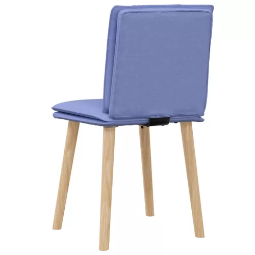 Étkezőszékek 2 db Jeans kék szövet
