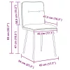 2 db világoszöld bársony étkezőszék