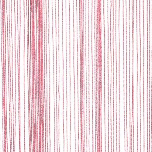 2 db rózsaszín zsinórfüggöny 100 x 250 cm