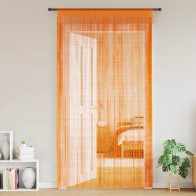 2 db narancssárga zsinórfüggöny 140 x 250 cm