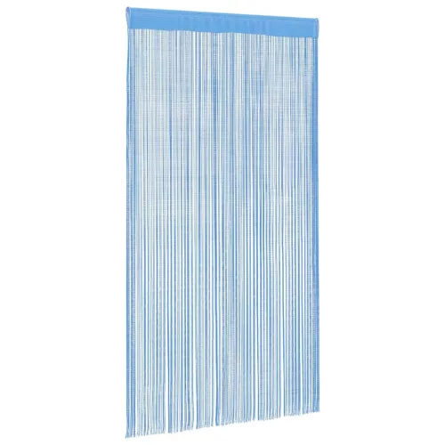 2 db világoskék zsinórfüggöny 100 x 250 cm