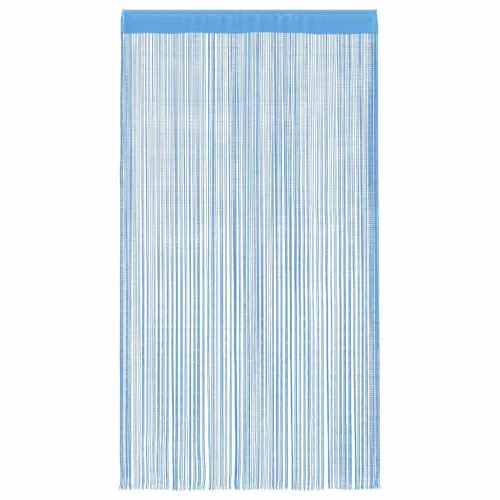 2 db világoskék zsinórfüggöny 100 x 250 cm