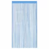 2 db világoskék zsinórfüggöny 140 x 250 cm