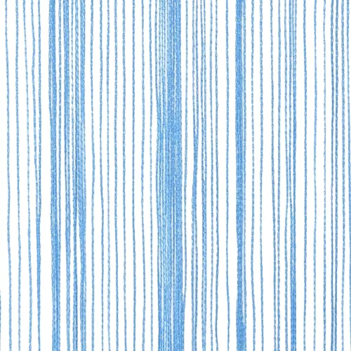 2 db világoskék zsinórfüggöny 140 x 250 cm