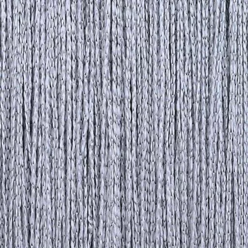 2 db világosszürke zsinórfüggöny 100 x 250 cm